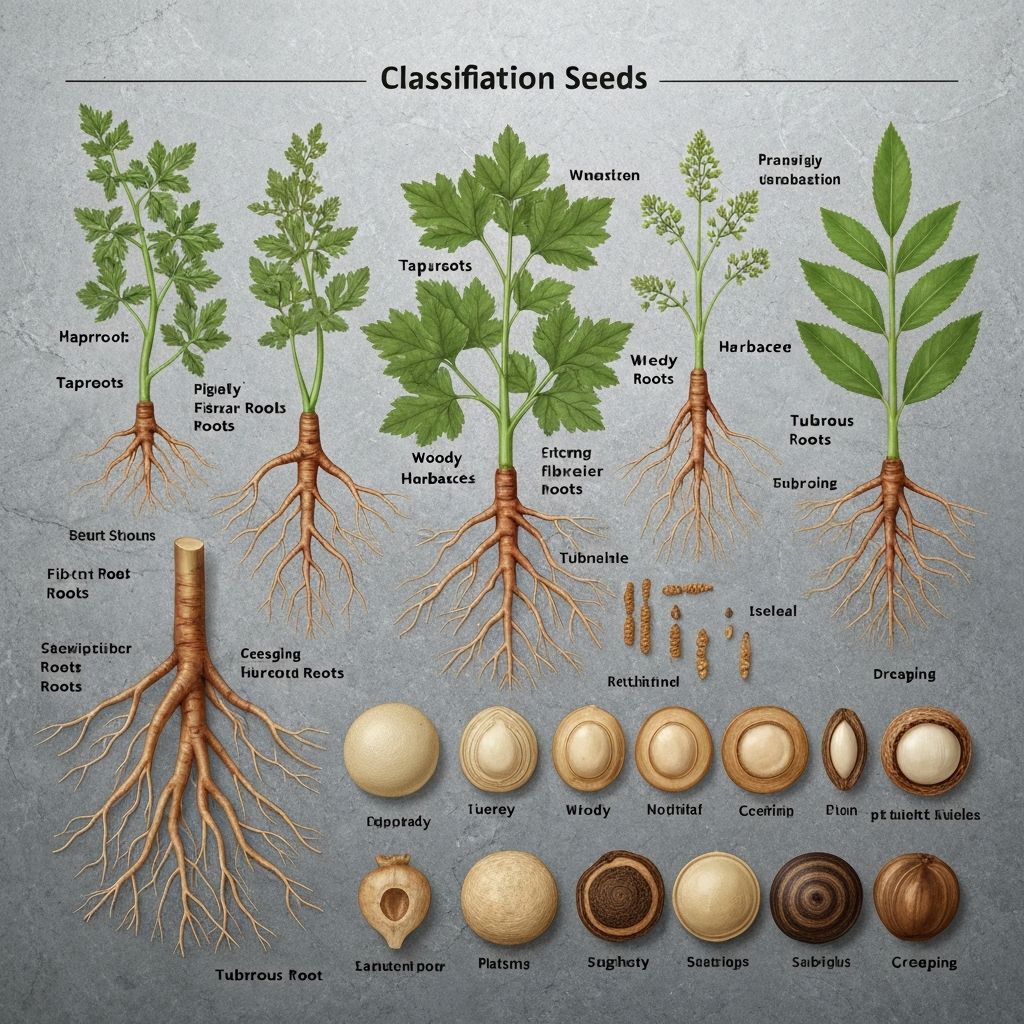 Botanische Klassifizierung von Pflanzenstoffen